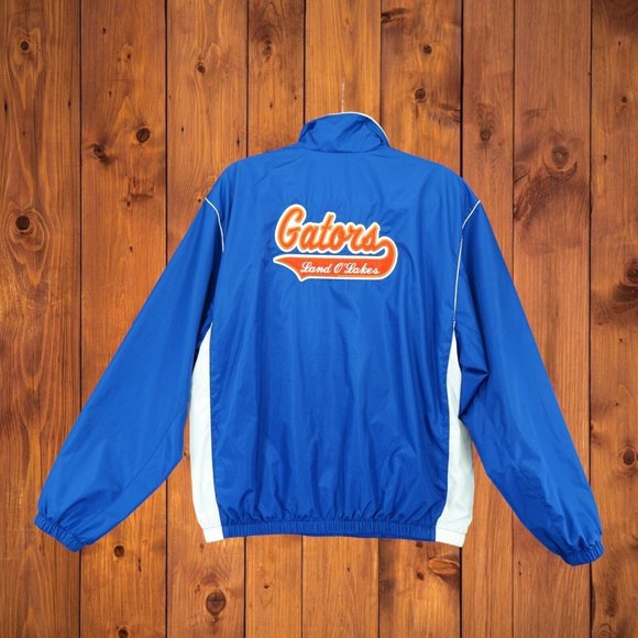 Augusta Sportswear Florida Gators Blue Full Zip Windbreaker Jacket Size‎ Medium - Picture 2 of 6